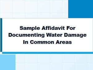 How to Document Common Area Water Damage