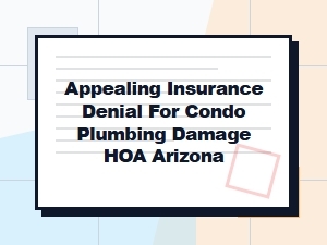 Fighting an Hoa Denial for Condo Plumbing Damage