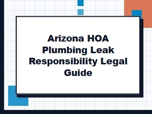 Who Is Responsible for an Hoa Plumbing Leak in Arizona?