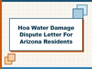 Resolving Arizona Hoa Water Damage Conflicts